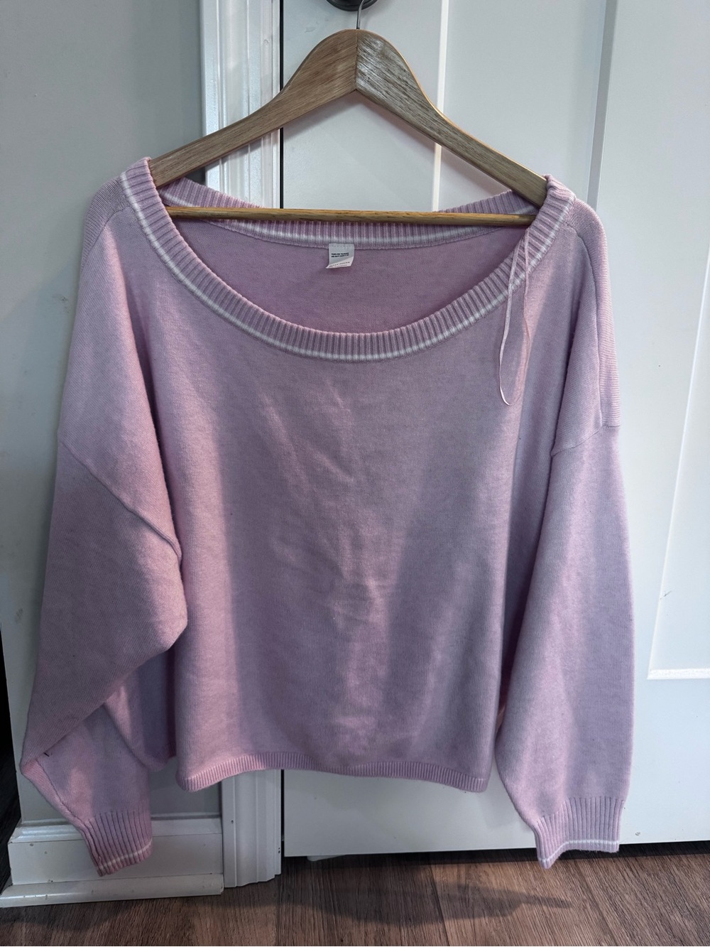 Gilly Hicks Lilac Scoop Neck Sweater